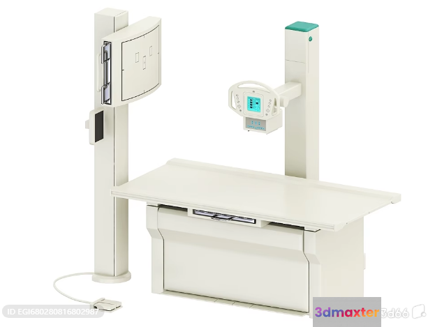 A Medical X-Ray Machine 3D Model - 14244 - VRAY Render