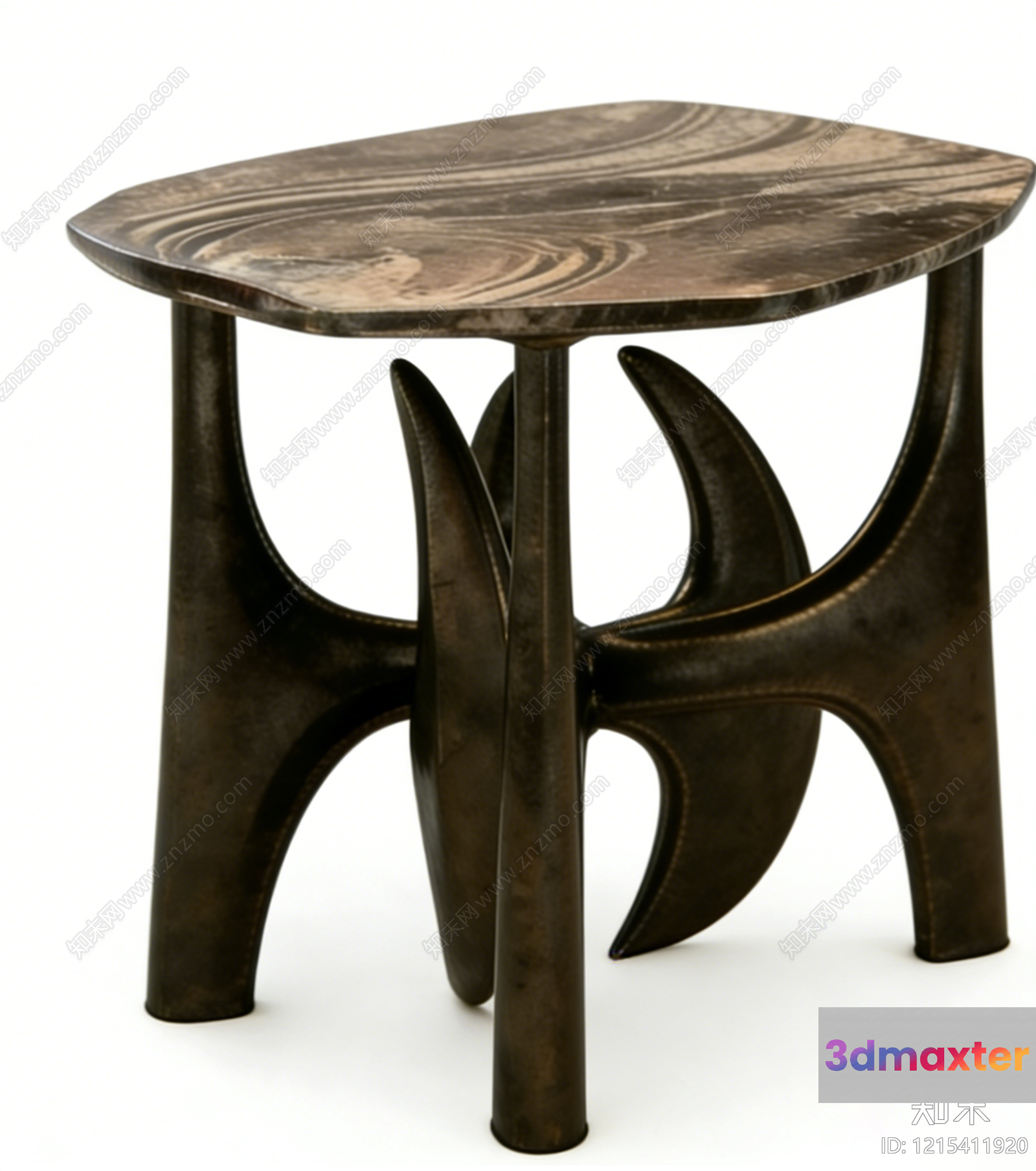 Modern Side Table 3D Model - 14289 - VRAY Render