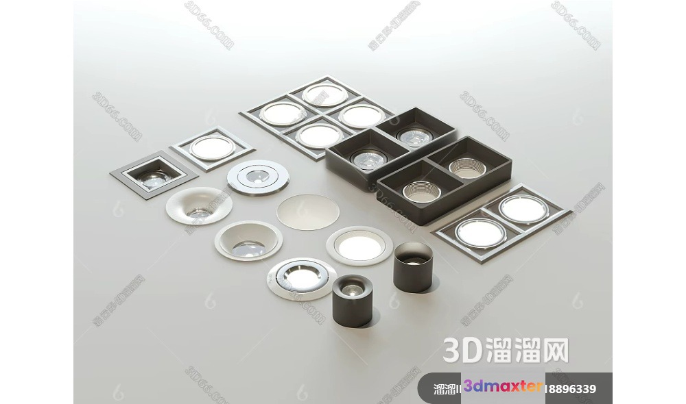 Modern Light Fixtures 3D Model - 14546 - CORONA Render