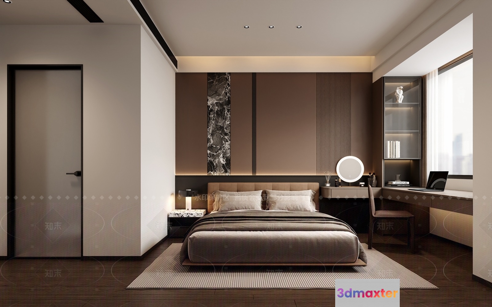 Cozy Bedroom 3D Model - 15771 - VRAY Render
