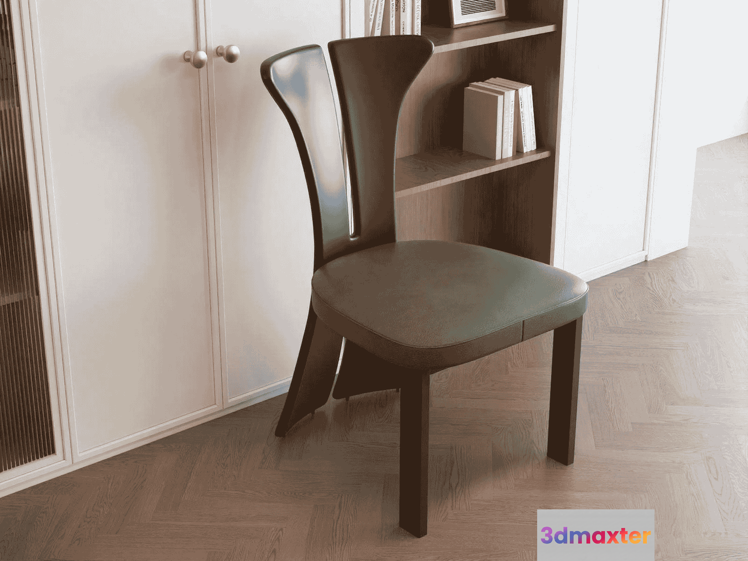 Wooden Dining Chair 3D Model - 10248 - VRAY Render