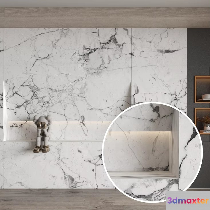 Modern Marble Wall 3D Model - 22068 - VRAY Render