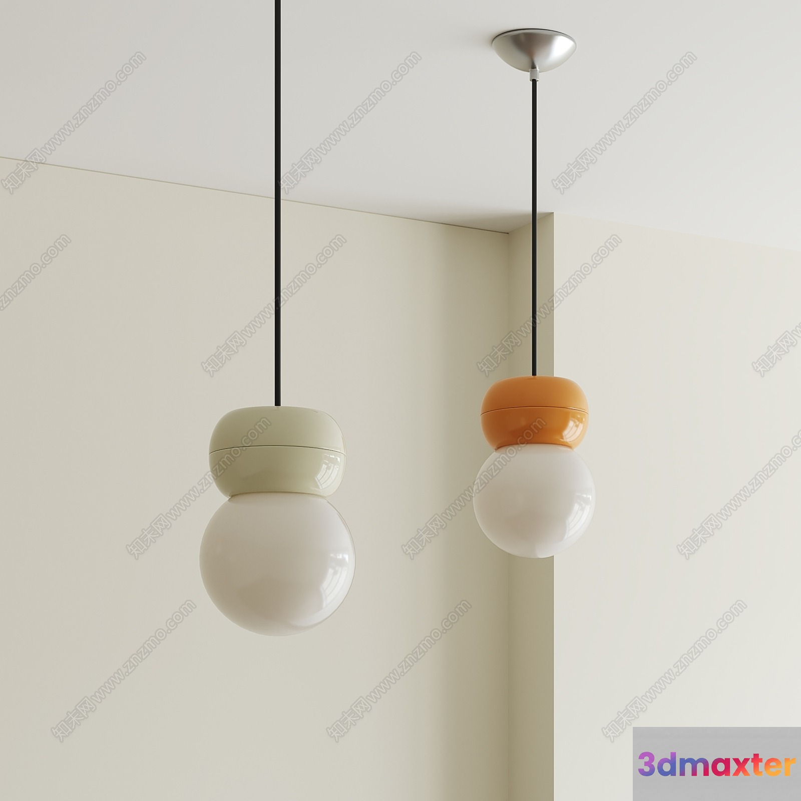 Modern Light Fixtures 3D Model - 9974 - VRAY Render