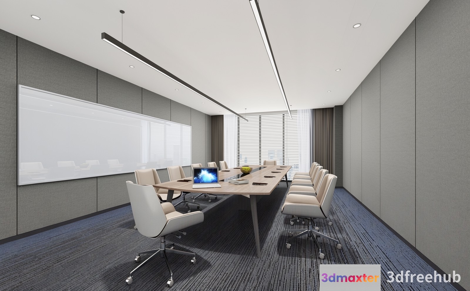 Modern Conference Room 3D Model - 22673 - VRAY Render