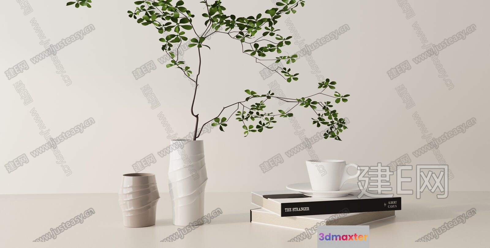 Minimalist Interior Design 3D Model - 2884 - VRAY Render