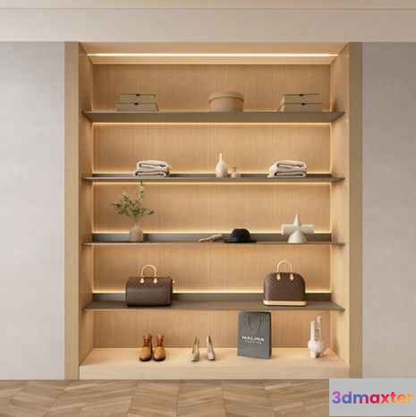 Modern Light Shelf 3D Model - 3425 - VRAY Render