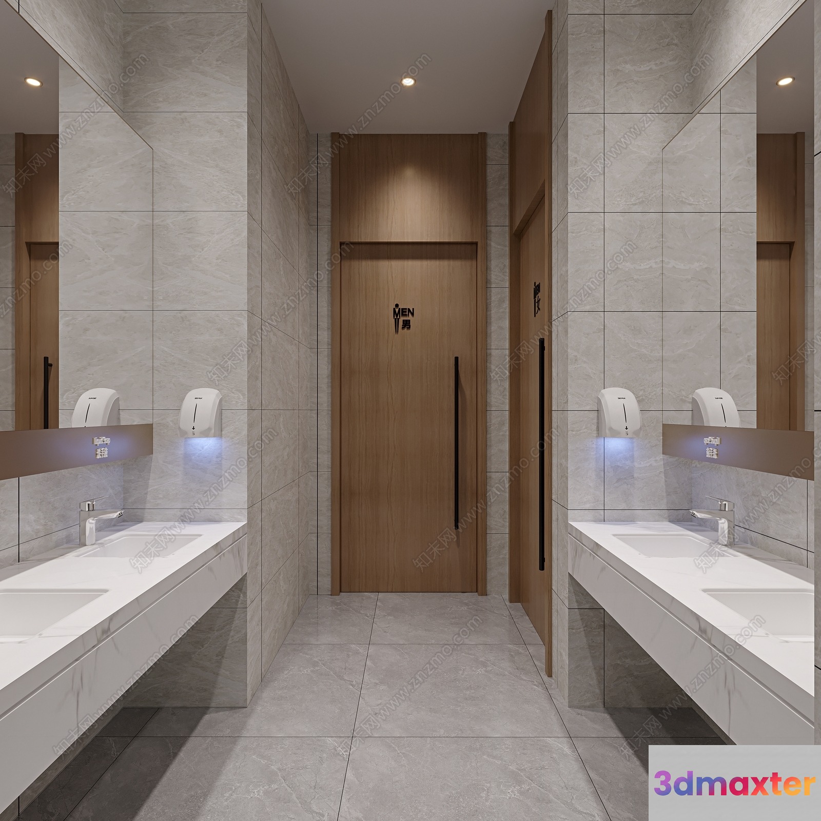 Modern Bathroom 3D Model - 10690 - CORONA Render
