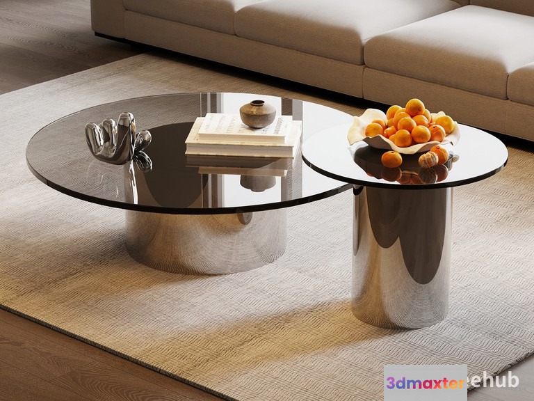 Modern Living Room 3D Model - 21531 - VRAY Render