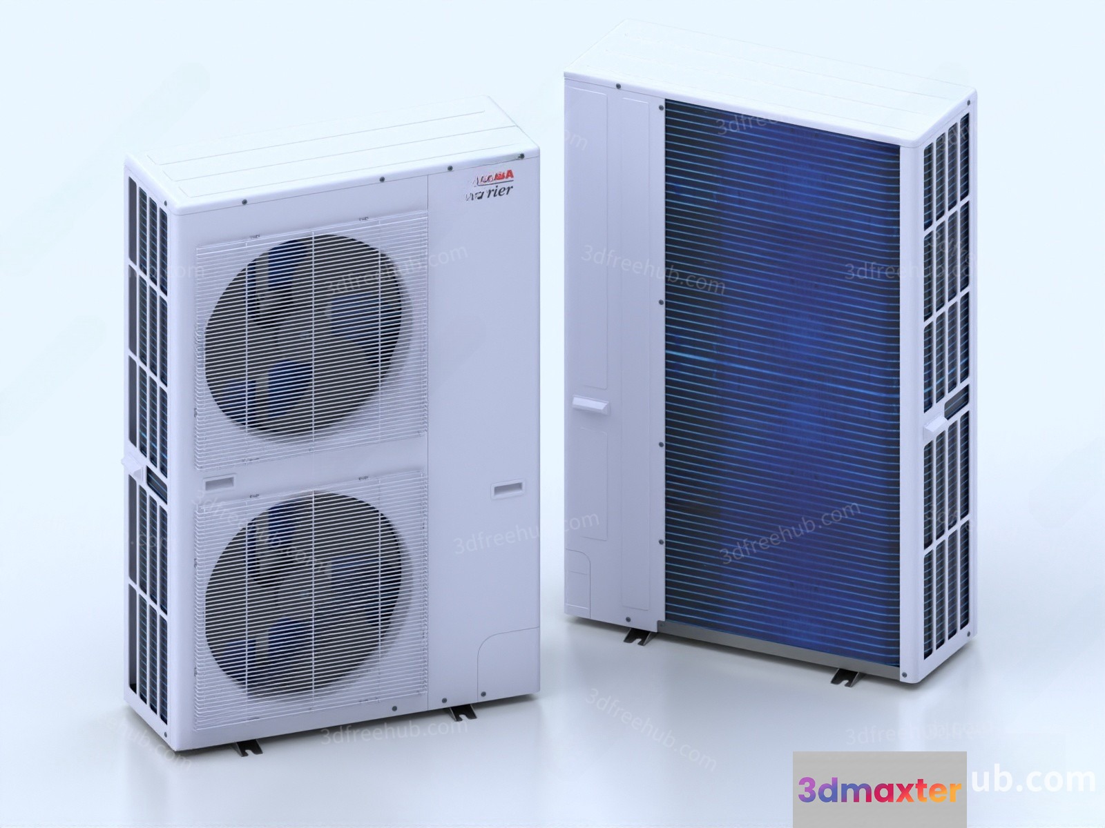 Two Air Conditioning Units 3D Model - 6207 - VRAY Render