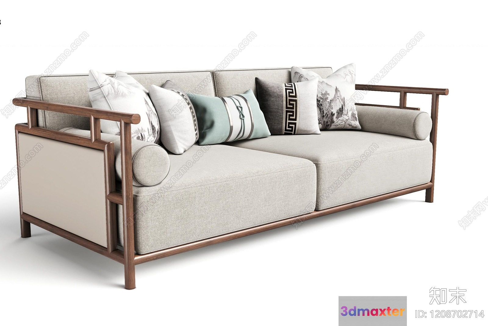 Modern Sofa Set 3D Model - 3880 - VRAY Render