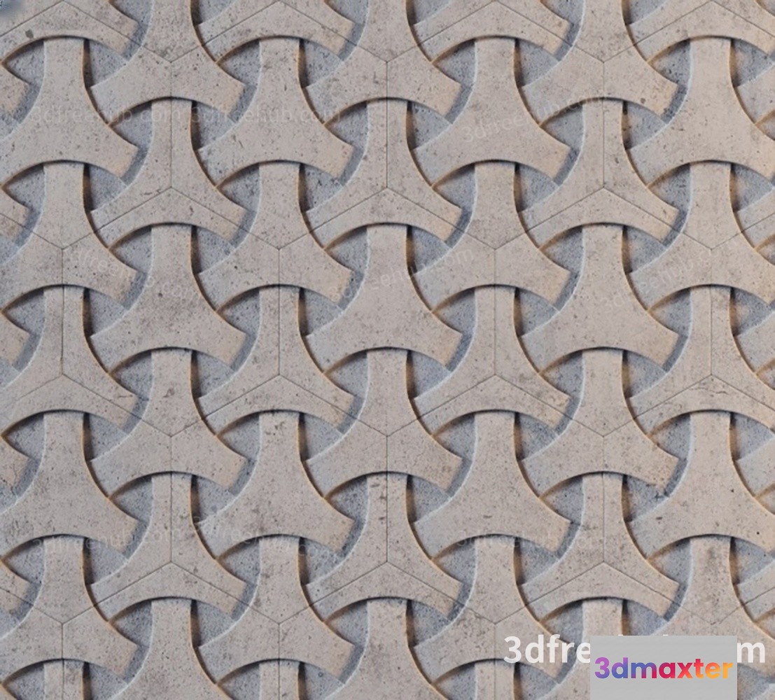 A 3D Floor Design 3D Model - 19890 - VRAY Render