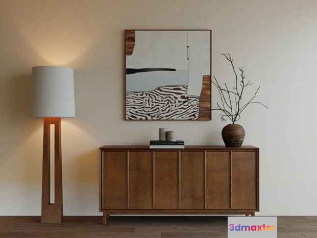 Mid-Century Modern Furniture 3D Model - 13811 - CORONA Render