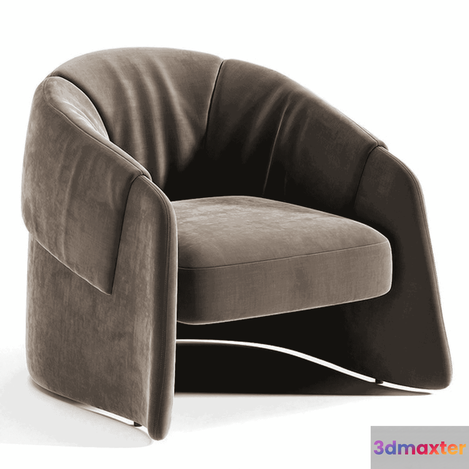Modern Grey Chair 3D Model - 9936 - CORONA Render