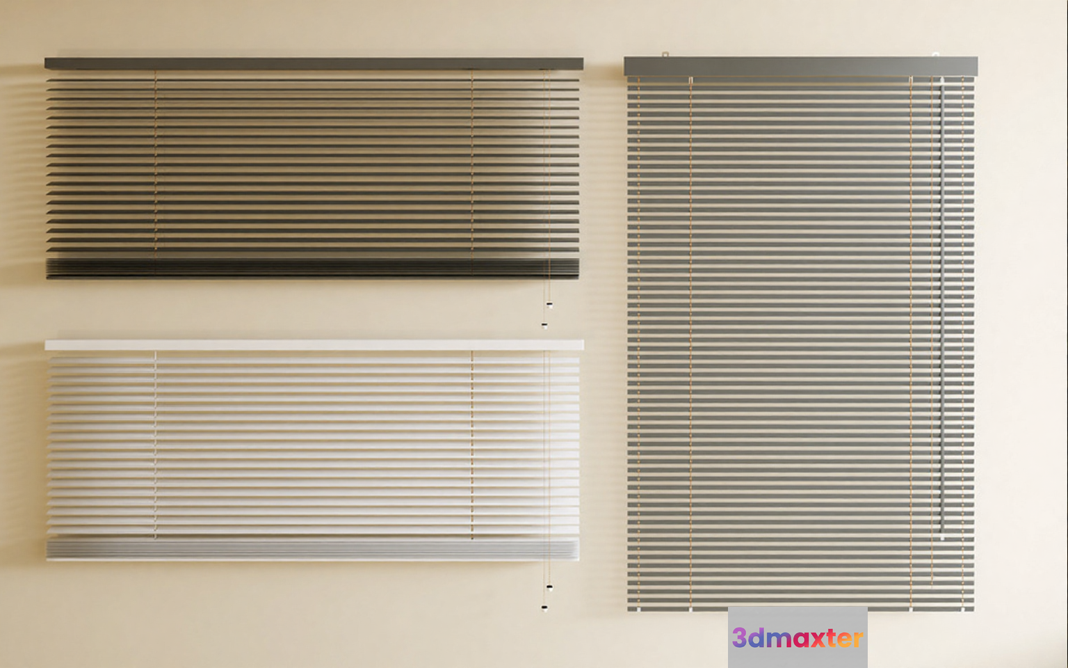 Horizontal Window Blinds 3D Model - 16868 - CORONA Render