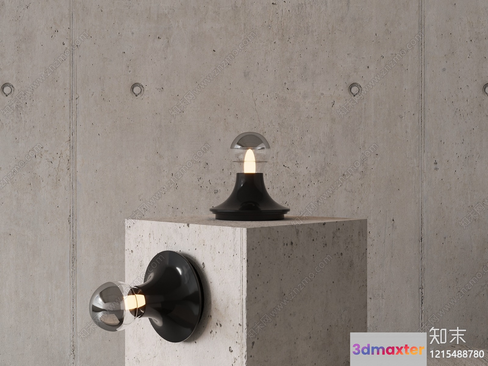 Modern Light Fixtures 3D Model - 12823 - VRAY Render