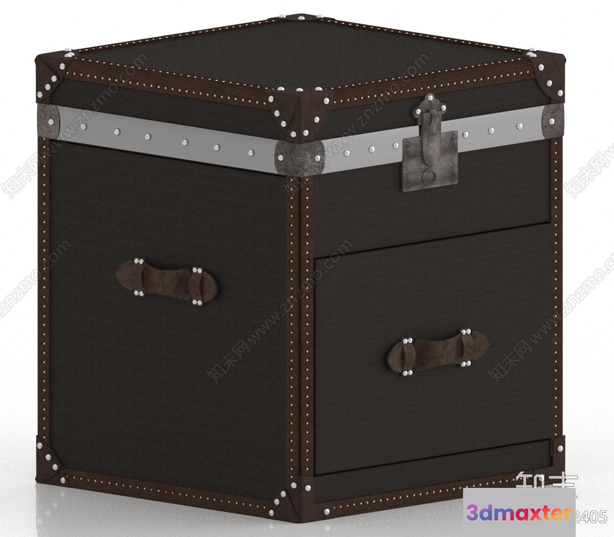 Modern Wooden Trunk 3D Model - 3814 - VRAY Render