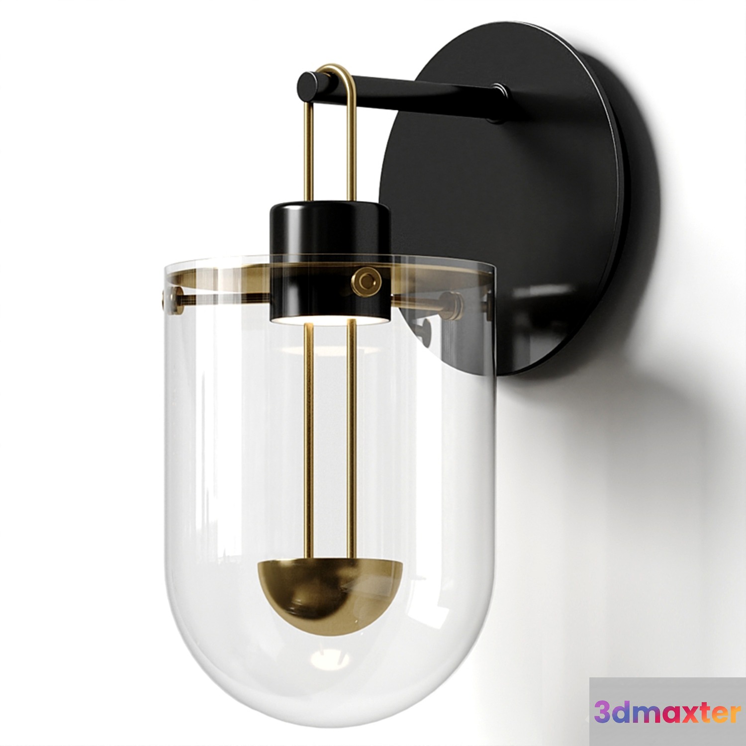 Gold Light Fixture 3D Model - 7713 - VRAY Render