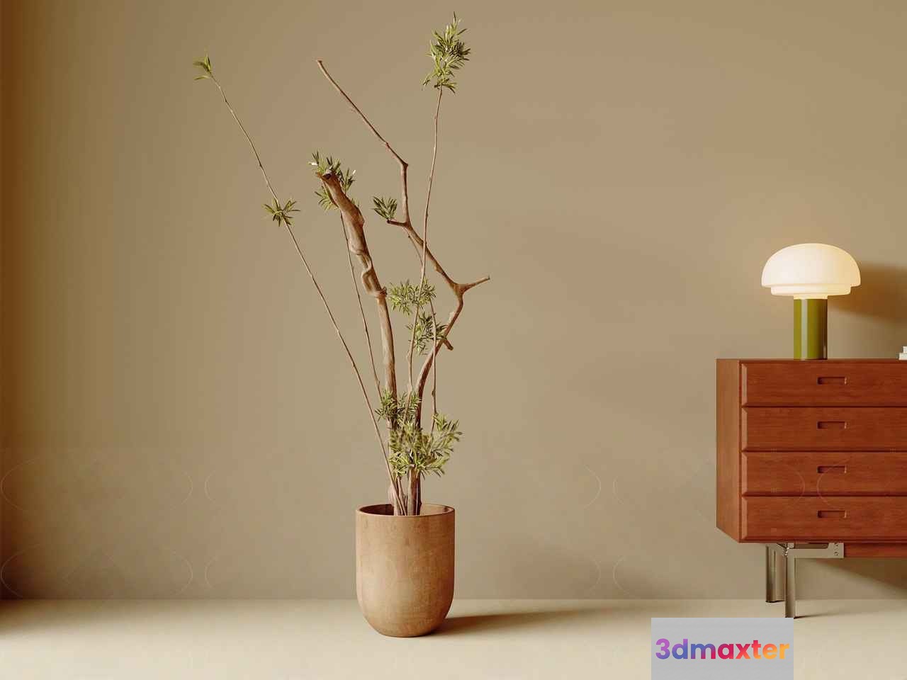 Modern Minimalist Interior 3D Model - 14518 - CORONA Render