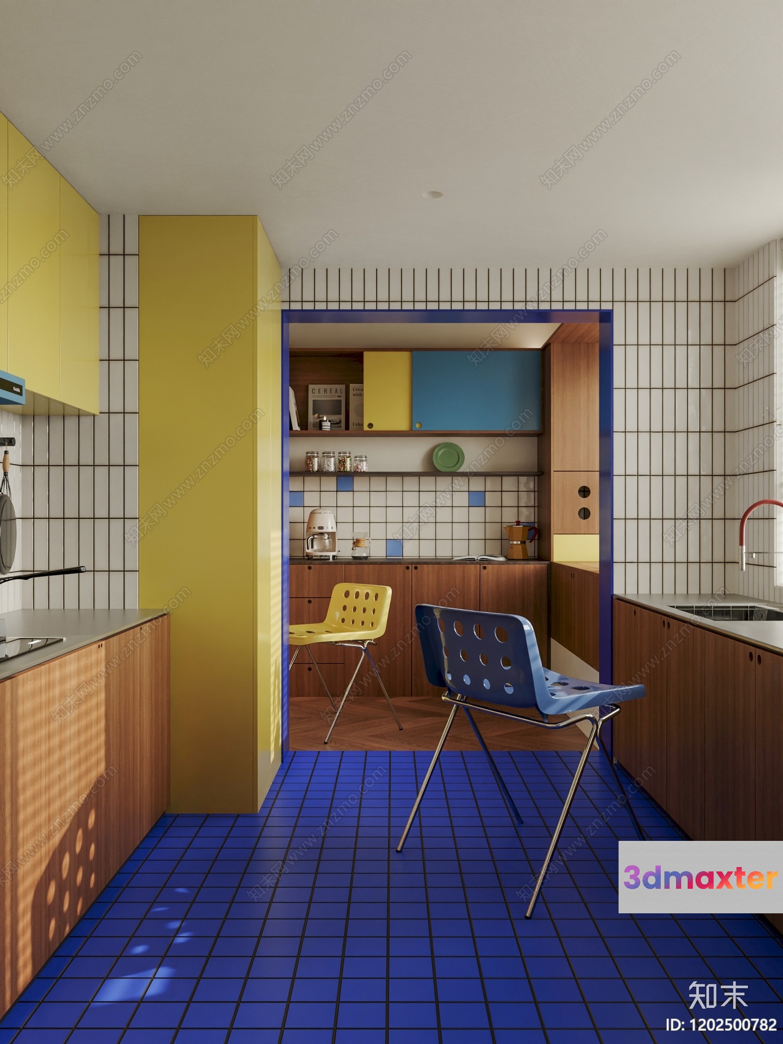 A Modern Kitchen 3D Model - 780 - CORONA Render