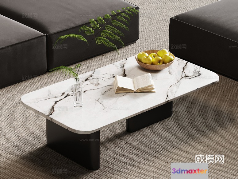 Modern Living Room 3D Model - 7076 - VRAY Render