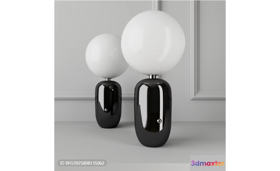Modern Table Lamps 3D Model - 10816 - VRAY Render