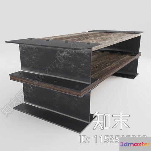 Metal Table 3D Model - 20416 - VRAY Render