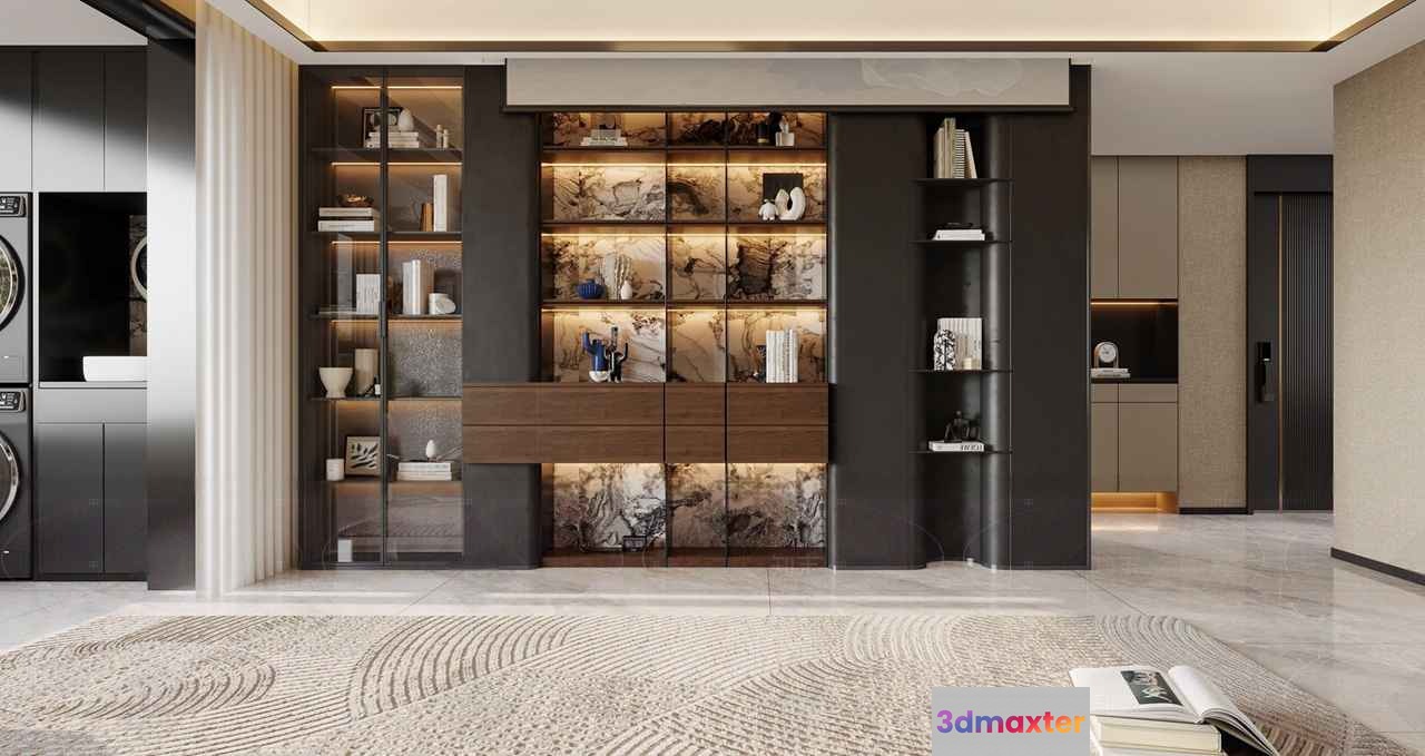 Modern Living Room 3D Model - 4387 - VRAY Render