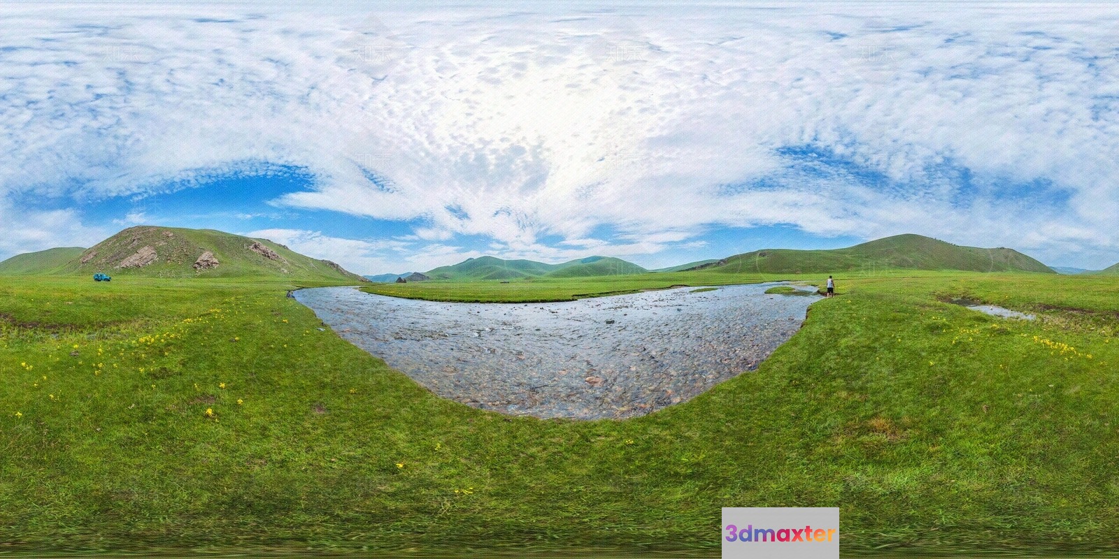 A Serene Landscape 3D Model - 7222 - VRAY Render