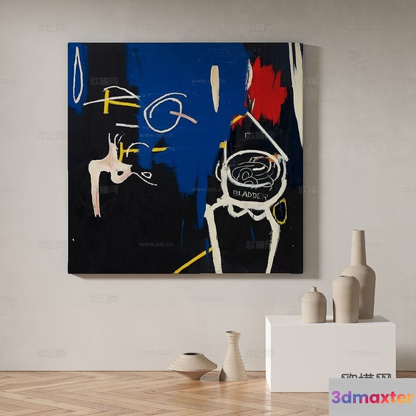 Abstract Art Piece 3D Model - 5697 - VRAY Render