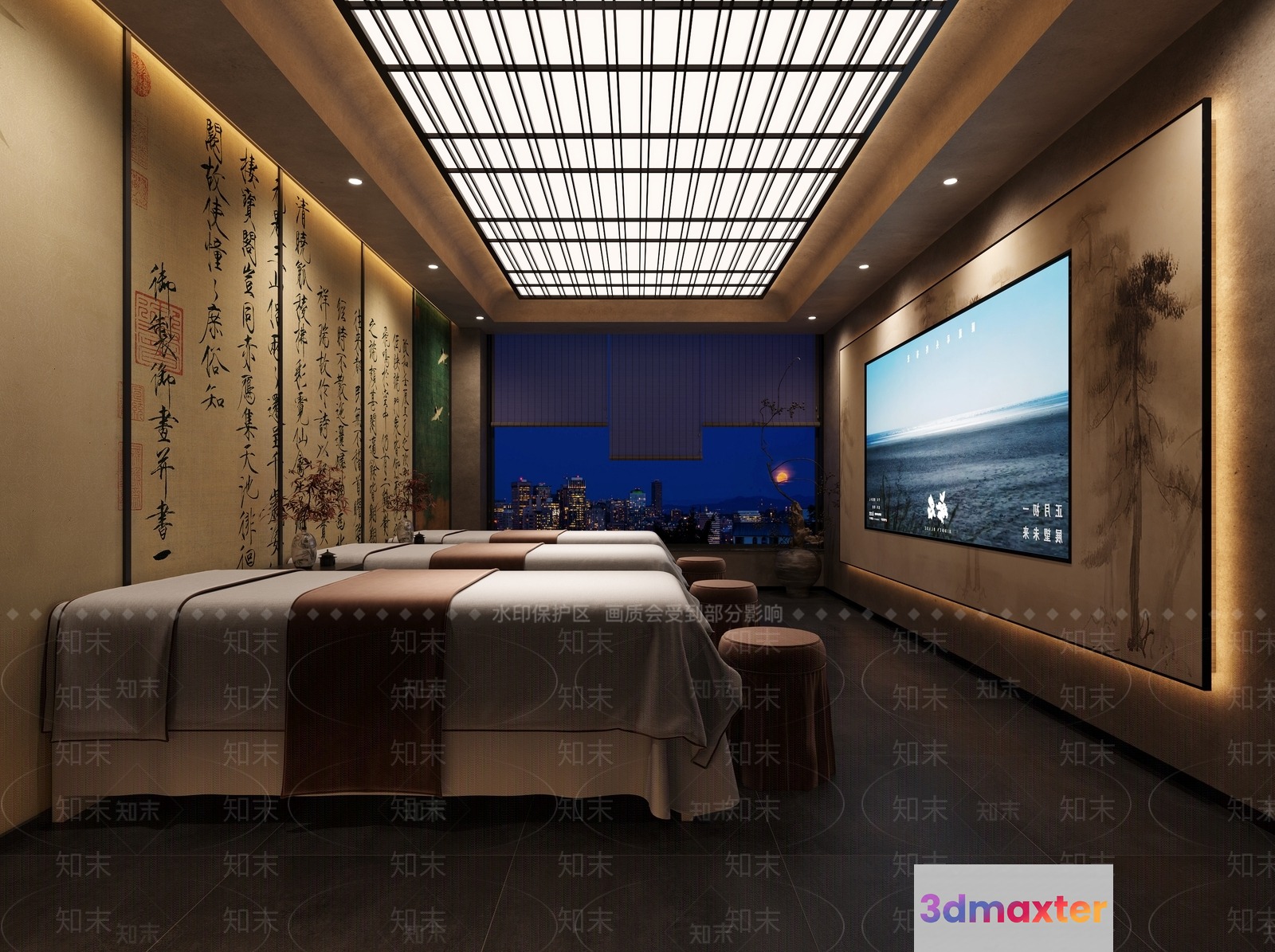 Modern Spa Room 3D Model - 5199 - VRAY Render
