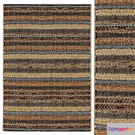 Striped Rug 3D Model - 12866 - CORONA Render
