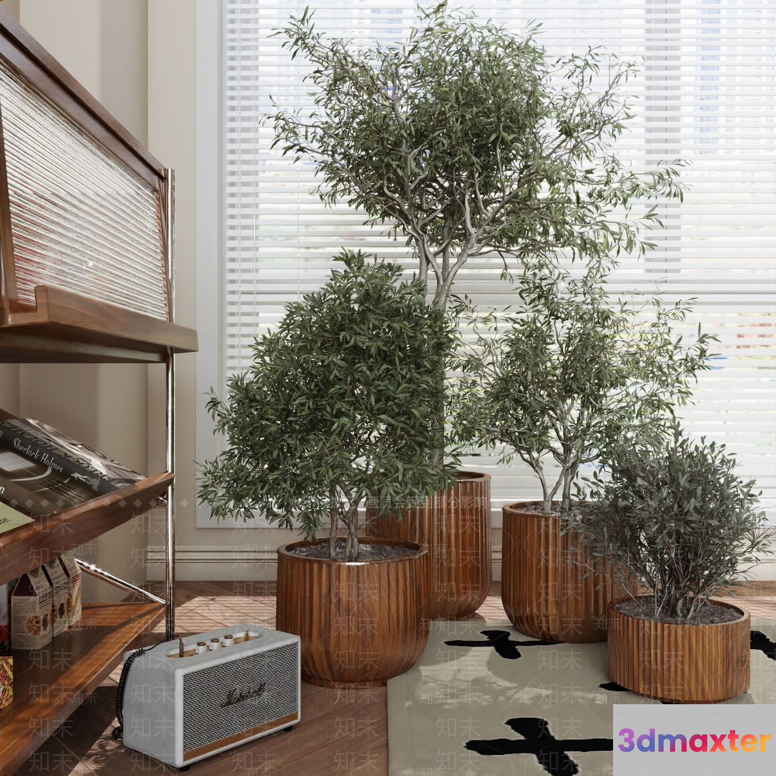 Cozy Indoor Plant Space 3D Model - 7849 - VRAY Render