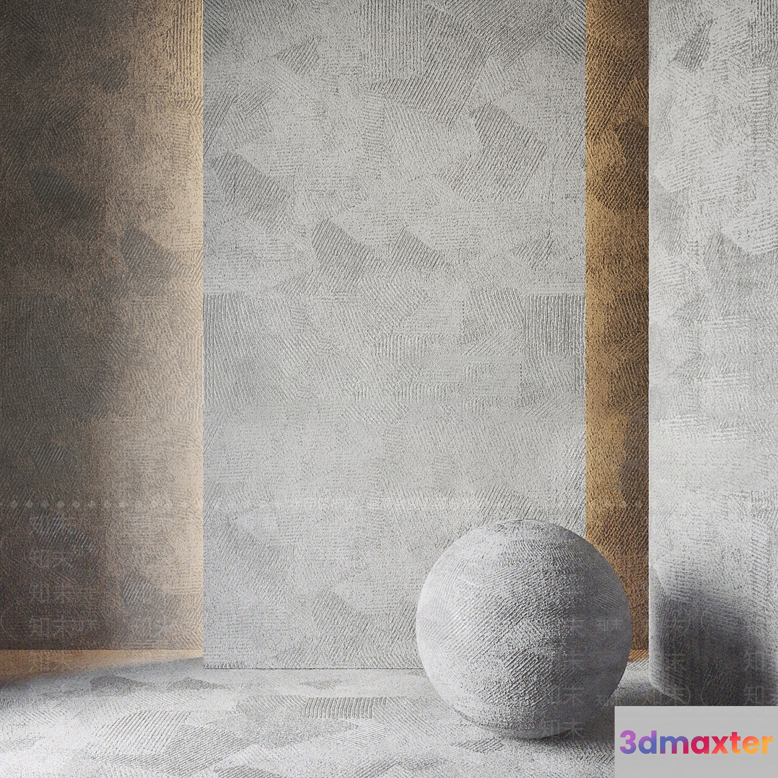 A Gray Sphere 3D Model - 1618 - VRAY Render