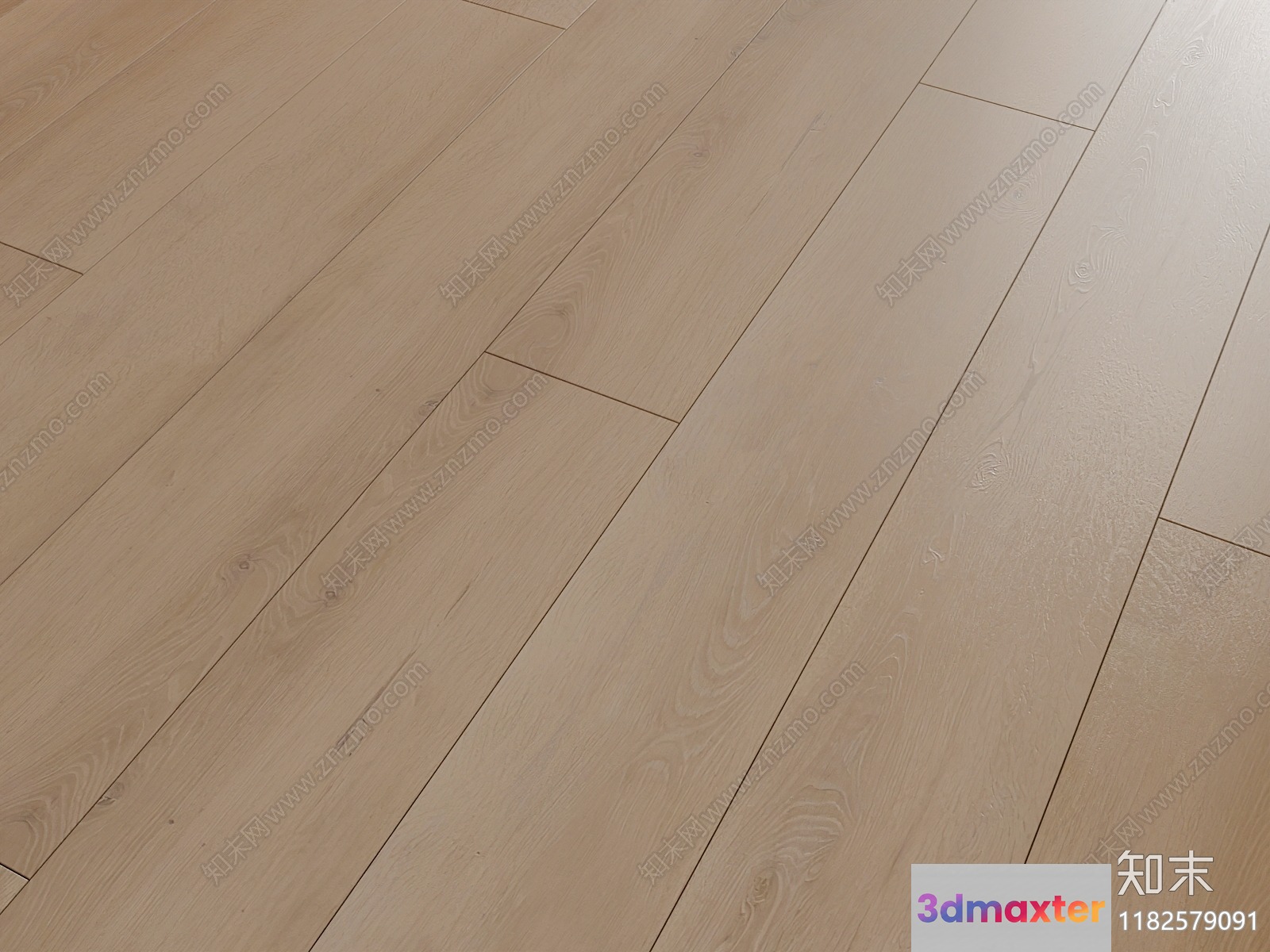 Wooden Floor Planks 3D Model - 21453 - VRAY Render