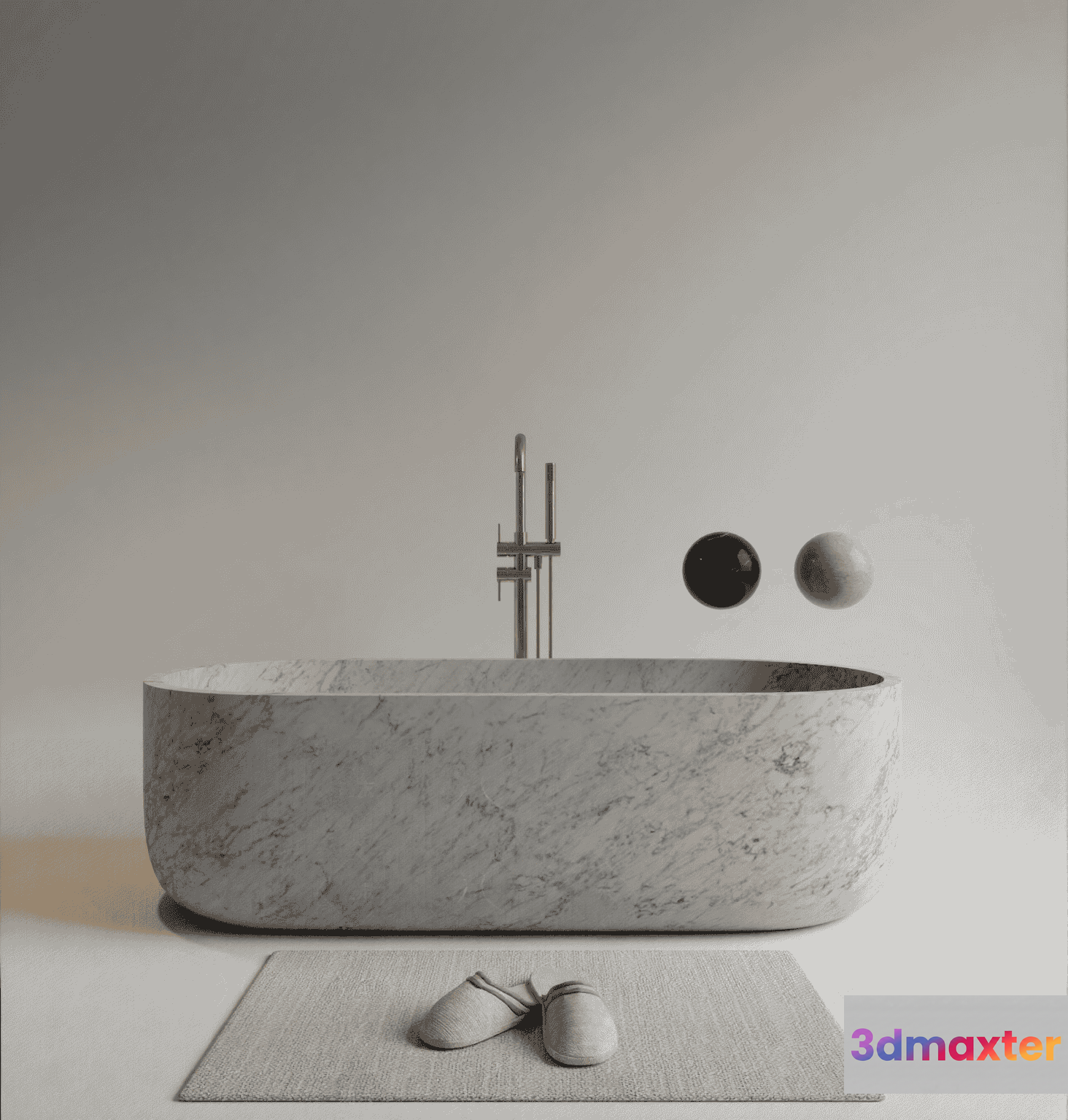 A Marble Sink 3D Model - 17926 - VRAY Render