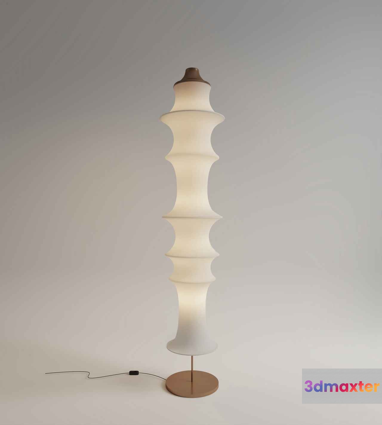 Modern Gold Lamp 3D Model - 1235 - VRAY Render