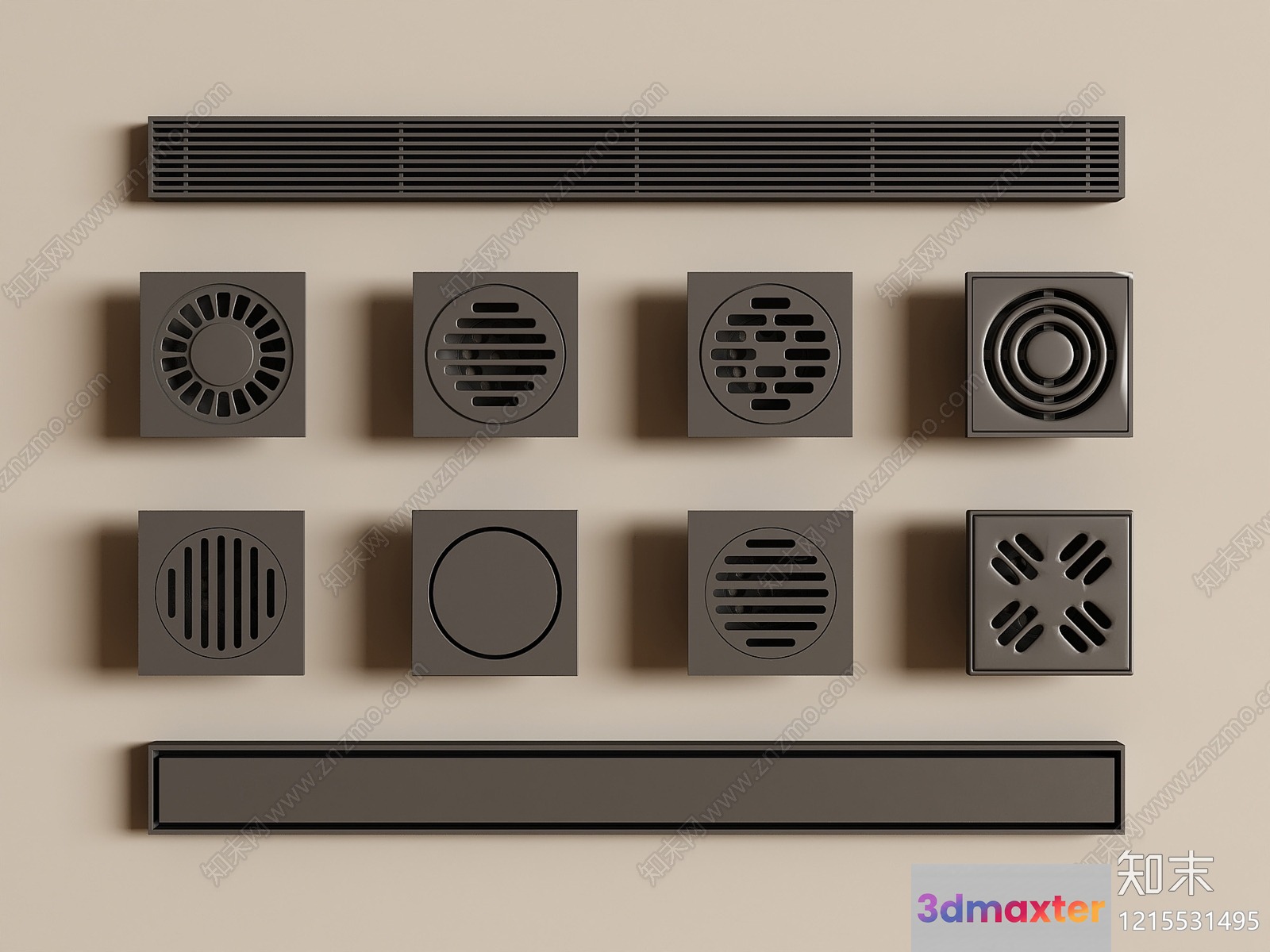Modern Drainage System 3D Model - 16435 - VRAY Render