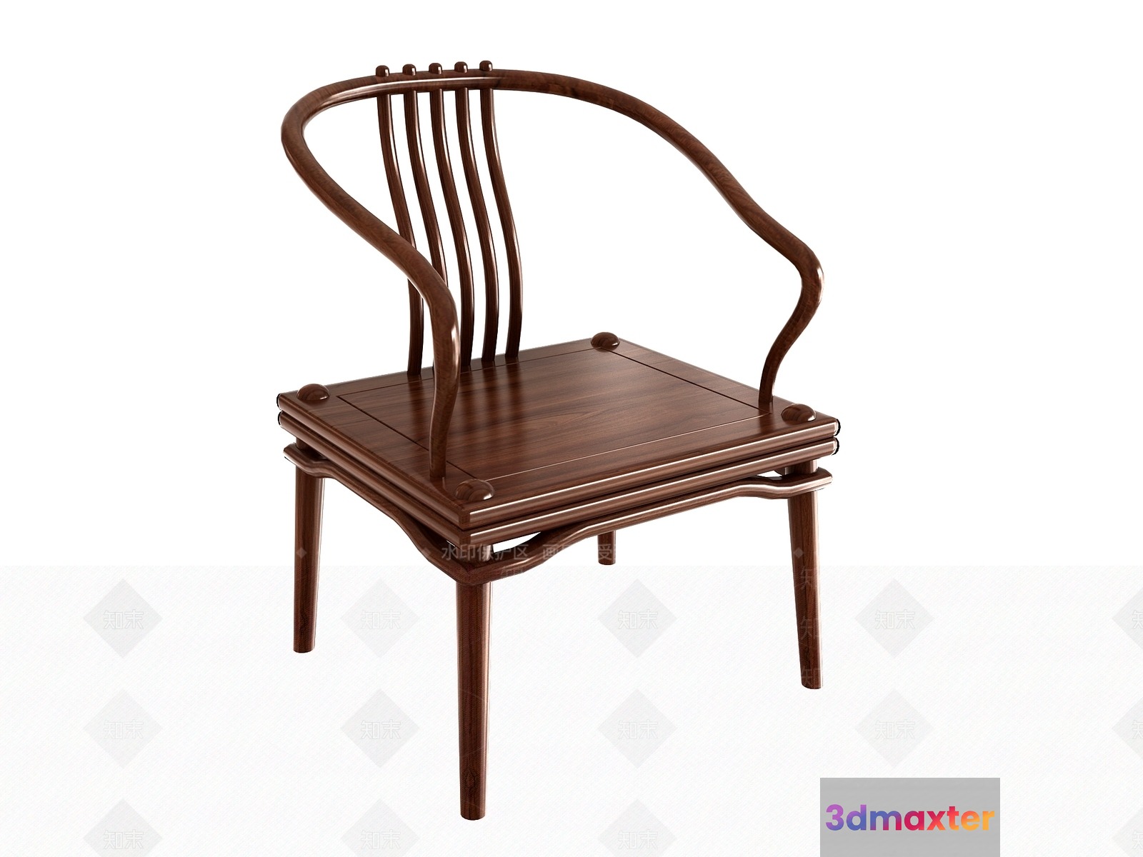 Wooden Chair 3D Model - 7306 - VRAY Render
