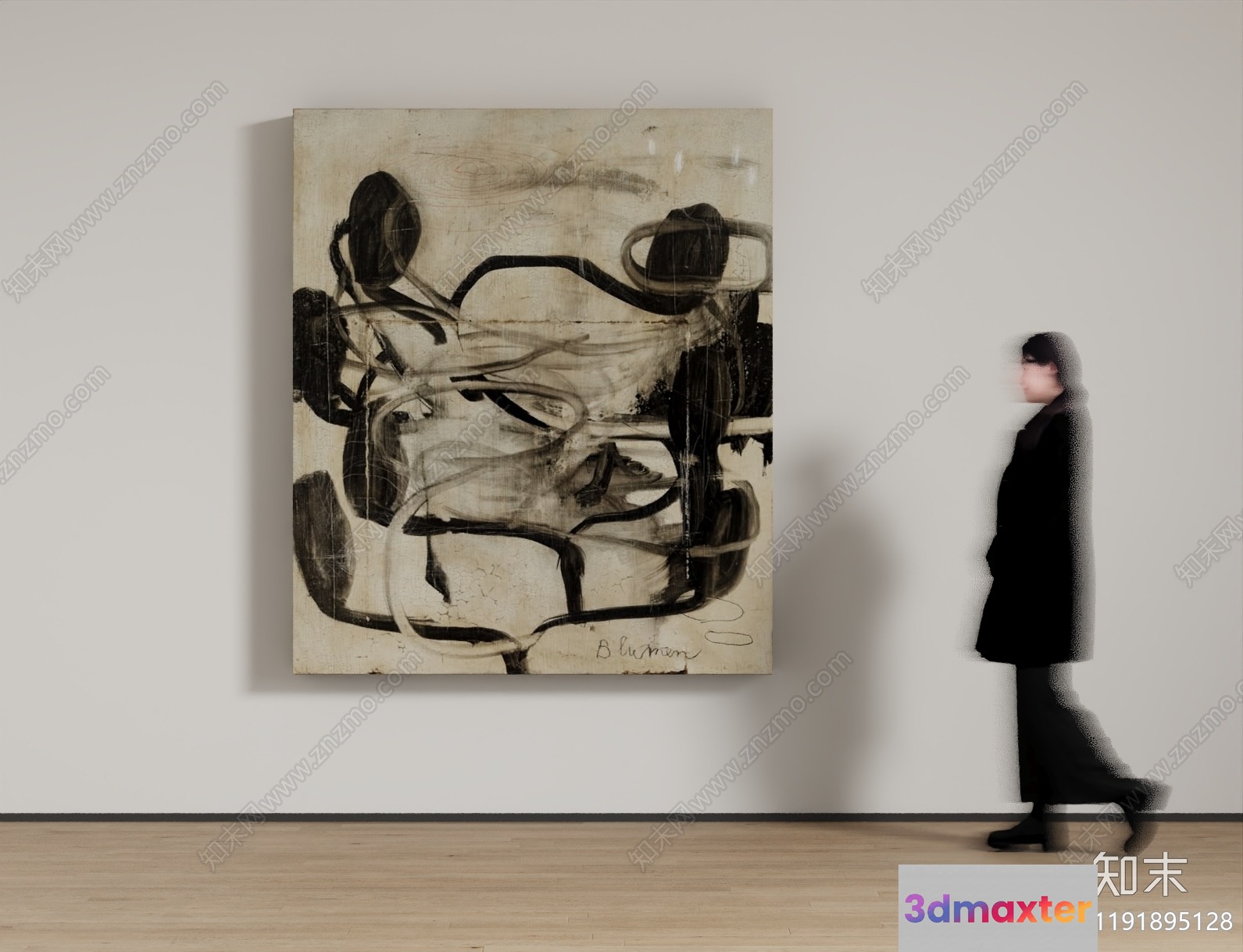 Abstract Art Piece 3D Model - 15291 - CORONA Render