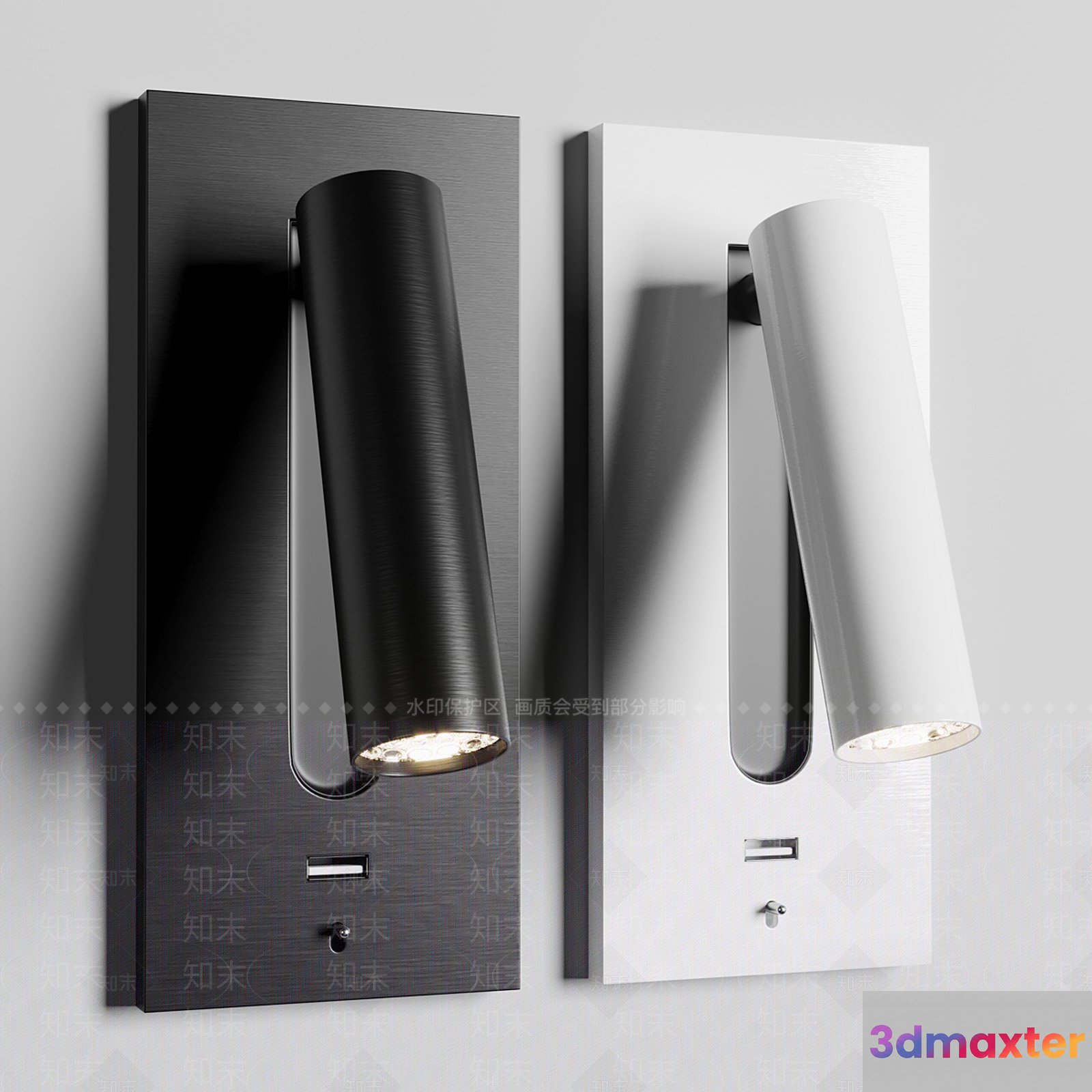 Modern Wall Lighting 3D Model - 23668 - VRAY Render