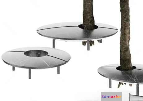 A Tree On A Table 3D Model - 3082 - VRAY Render