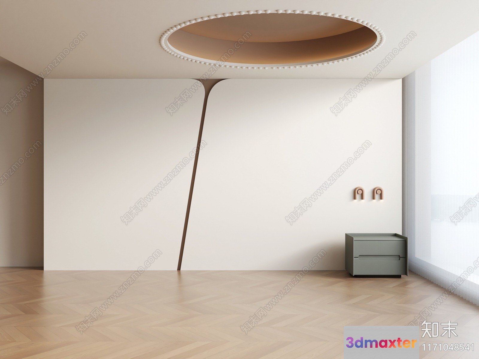 Modern Minimalist Room 3D Model - 12746 - VRAY Render