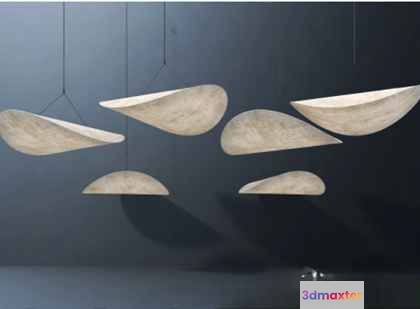 Abstract Hanging Artwork 3D Model - 287 - VRAY Render