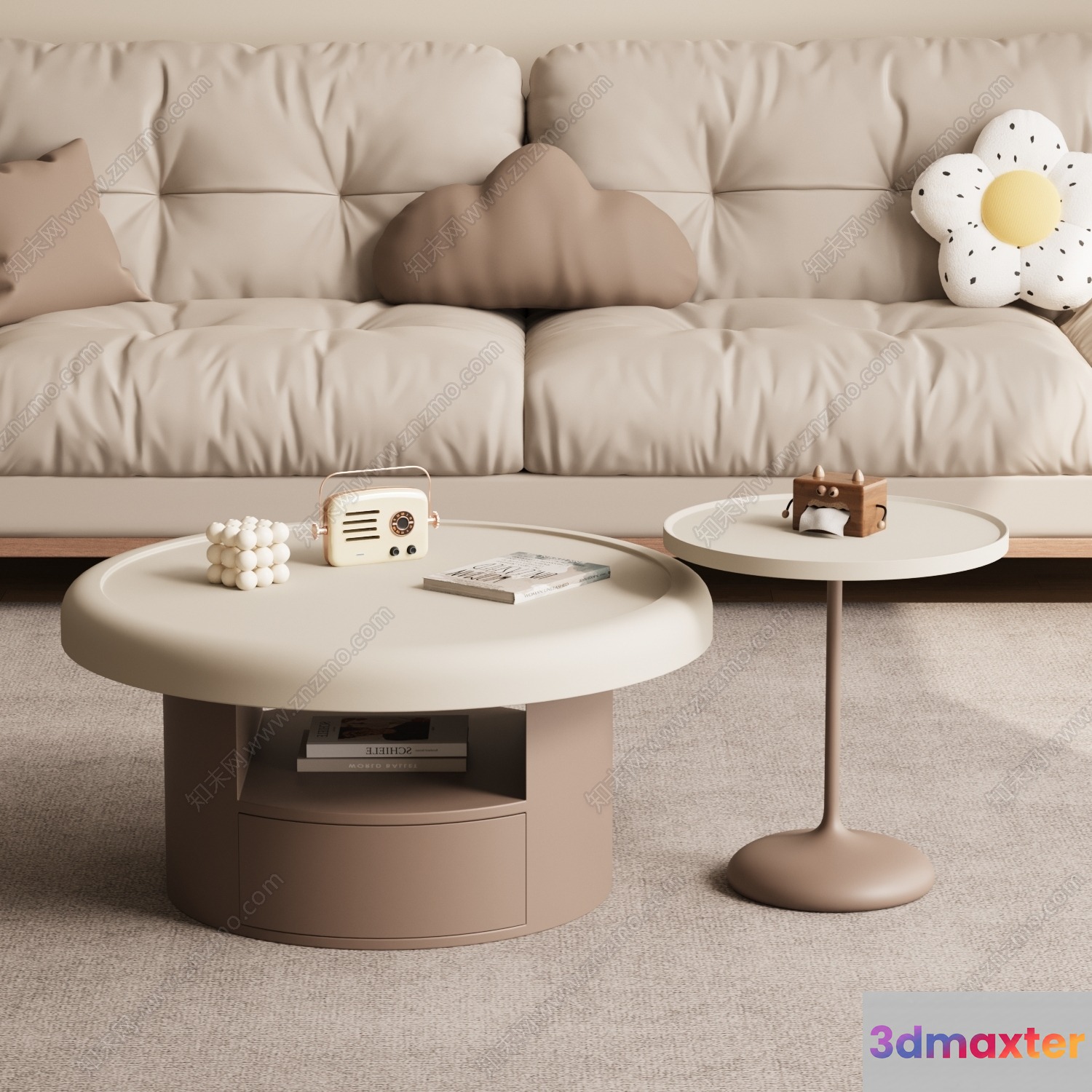Cozy Living Room 3D Model - 11199 - VRAY Render