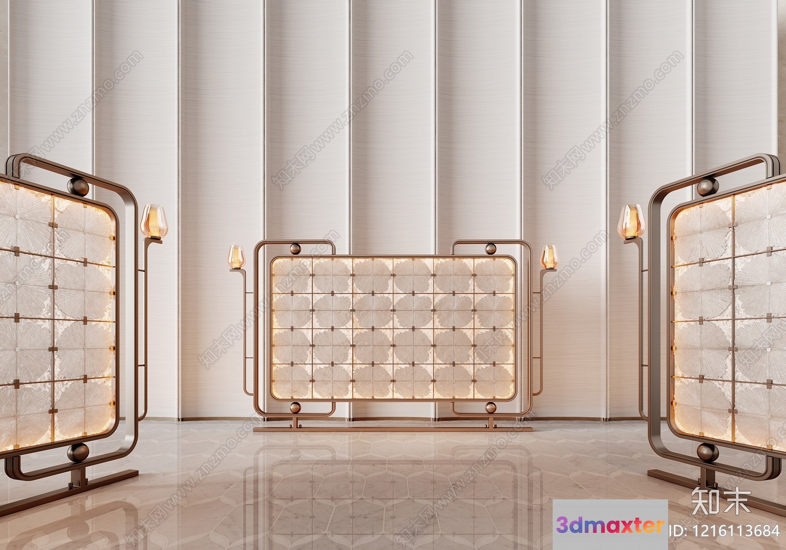 Modern Light Fixtures 3D Model - 11715 - VRAY Render