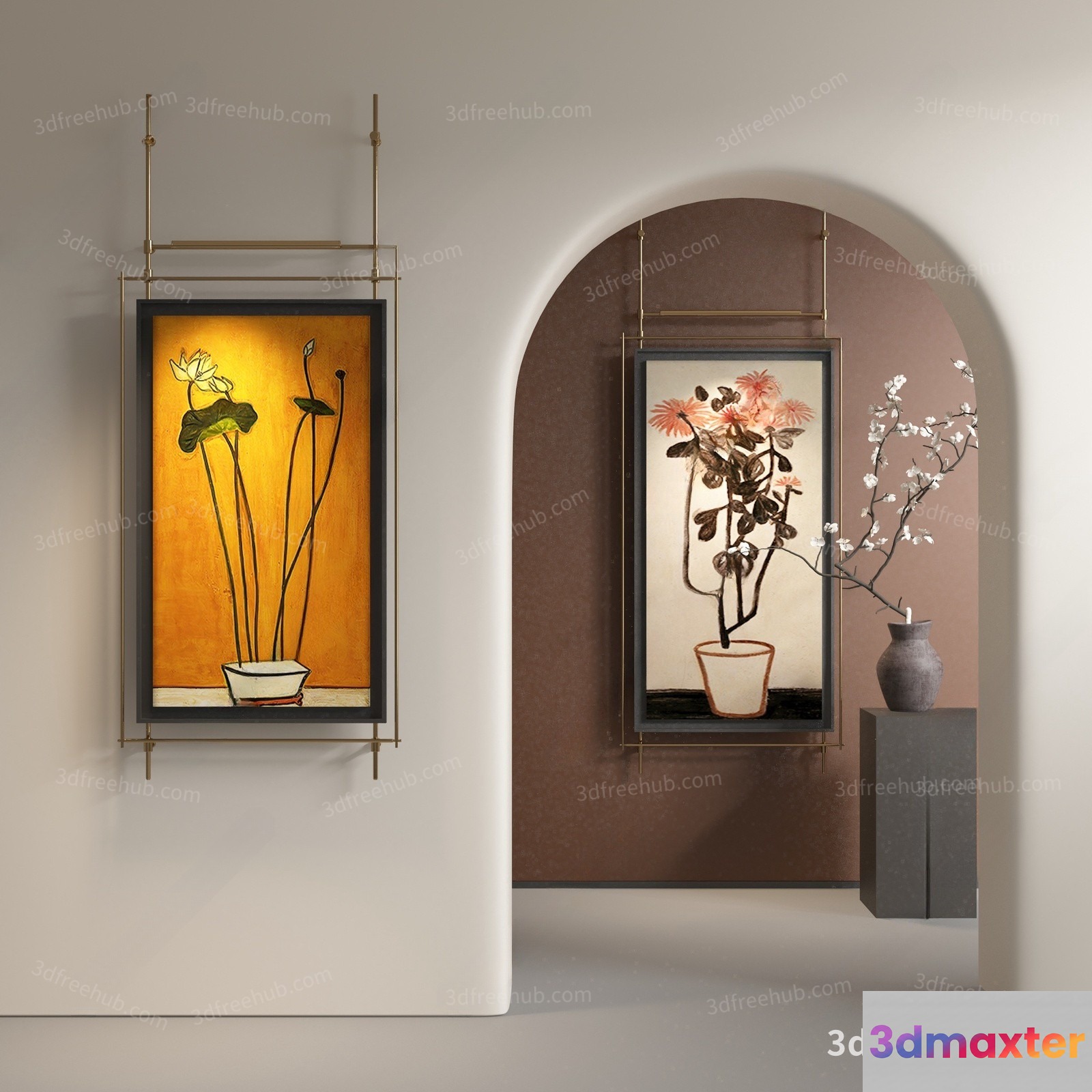 Cozy Home Decor 3D Model - 21854 - VRAY Render