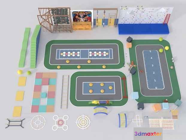 A Playground 3D Model - 19928 - VRAY Render