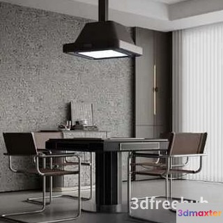 Modern Office Space 3D Model - 19987 - VRAY Render