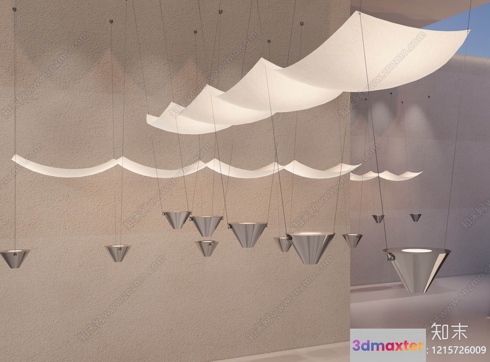 Modern Light Fixtures 3D Model - 15261 - VRAY Render