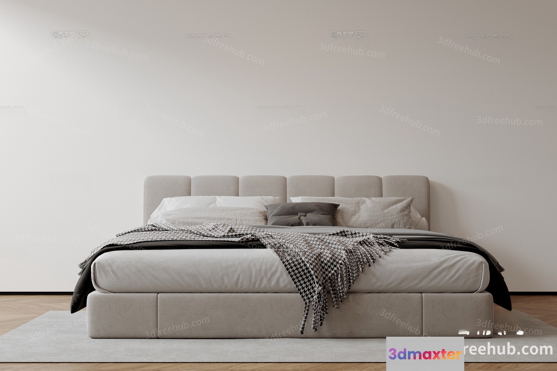 Cozy Bedroom 3D Model - 18766 - VRAY Render